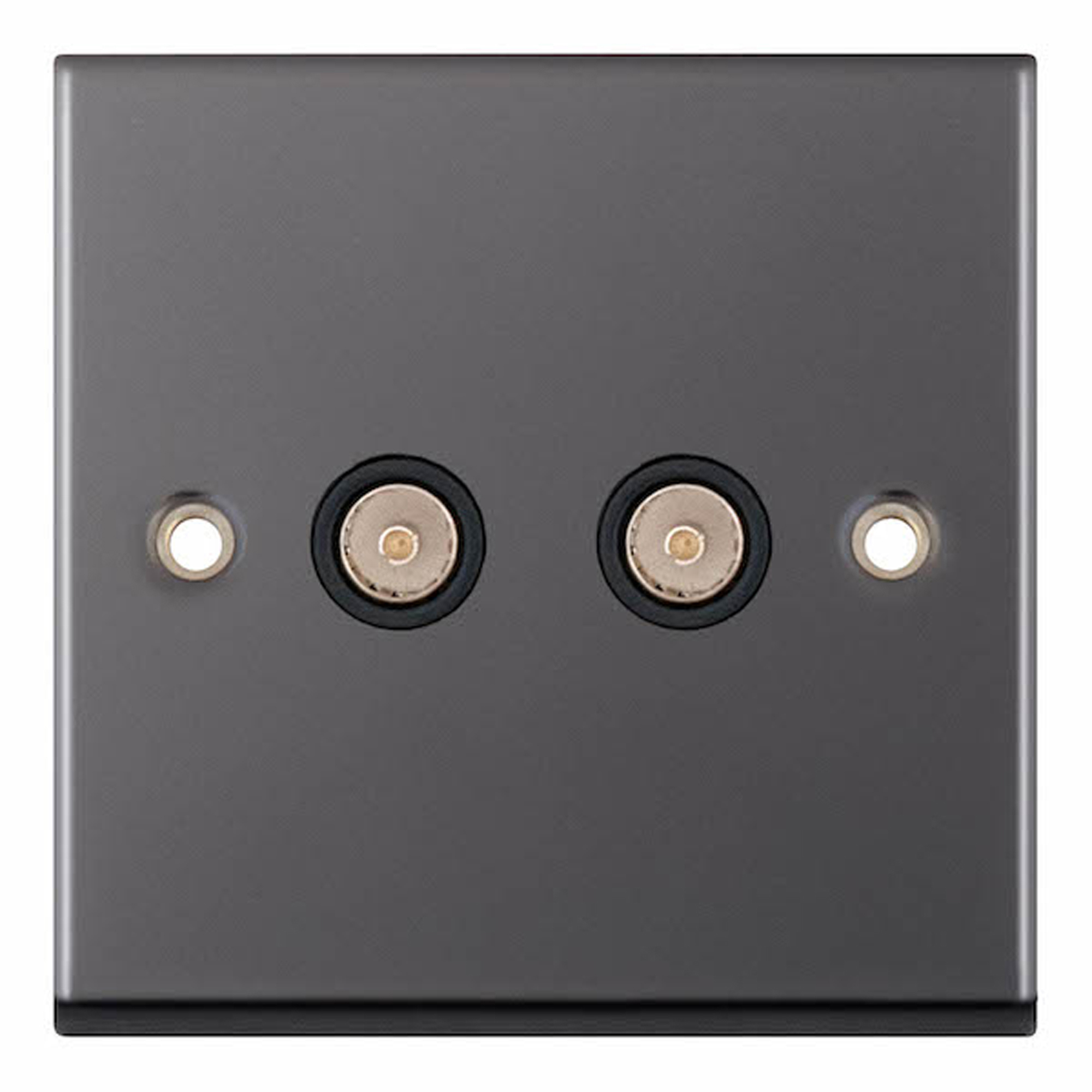 2 Gang TV/FM Coaxial/Aerial Socket - Range Selectric 7M-PRO