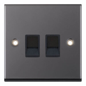 2 Gang RJ45 Computer / Data Socket - Range Selectric 7M-PRO