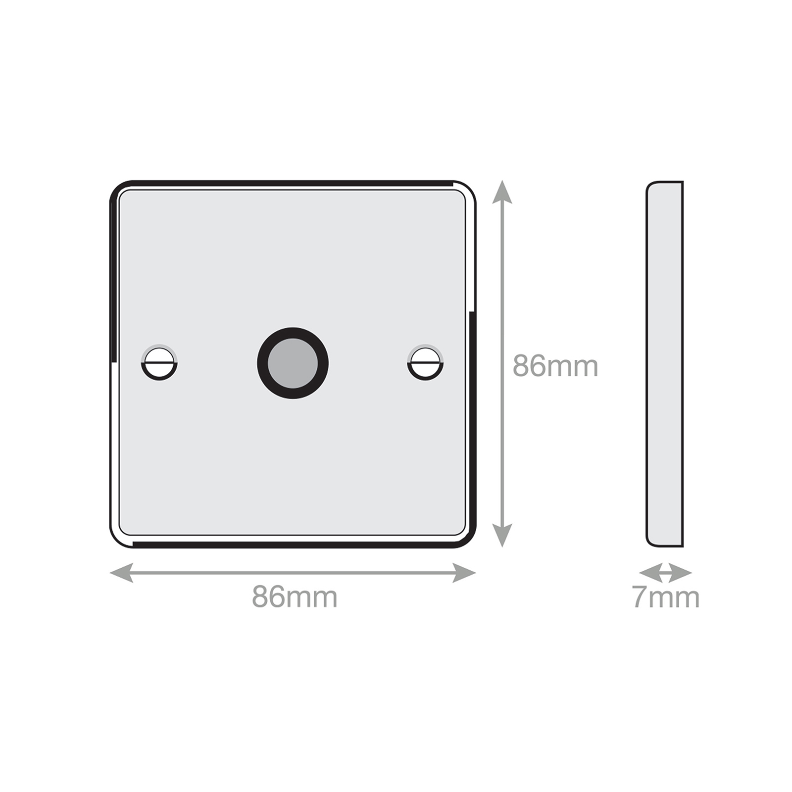 20 Amp Cable Outlet / Connector with Centre Entry - Range Selectric 7M-PRO