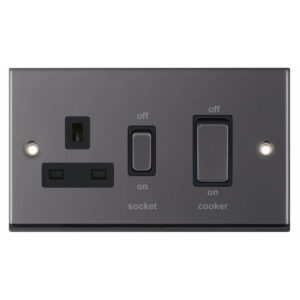 45 Amp Cooker Unit with 13 Amp Switched Socket - Range Selectric 7M-PRO