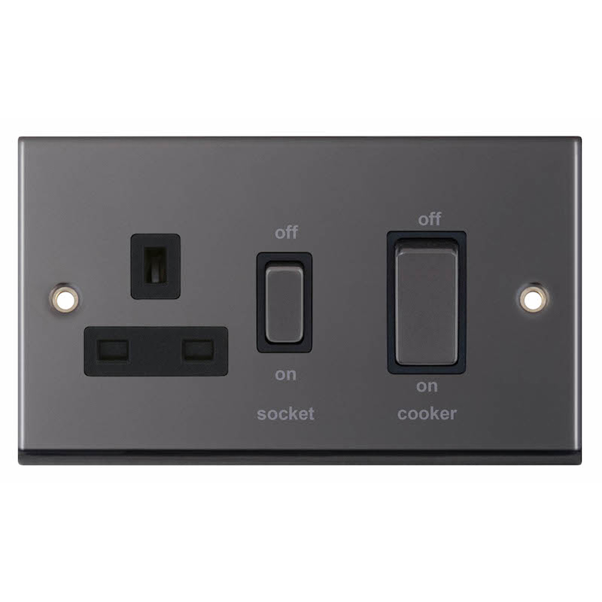 45 Amp Cooker Unit with 13 Amp Switched Socket - Range Selectric 7M-PRO