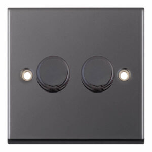 LED Dimmer - 5-100W, 2 Gang 2 Way - Range Selectric 7M-PRO