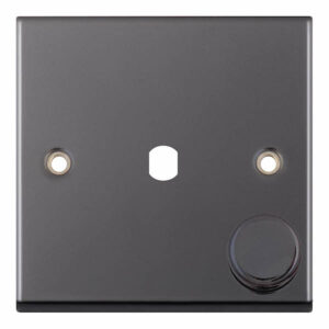 Empty Dimmer Plate - 1 Aperture Plate with Knob - Range Selectric 7M-PRO