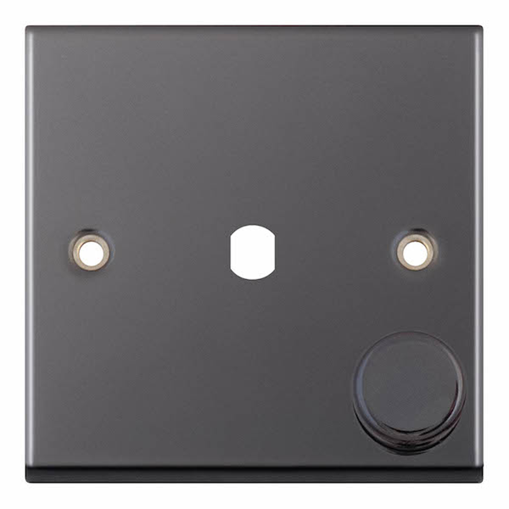 Empty Dimmer Plate - 1 Aperture Plate with Knob - Range Selectric 7M-PRO