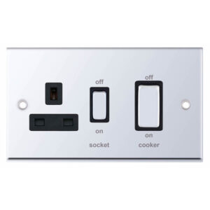 45 Amp Cooker Unit with 13 Amp Switched Socket - Range Selectric 7M-PRO