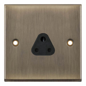 2 Amp Round Pin Socket - 3 Pin - Unswitched - Range Selectric 7M-PRO