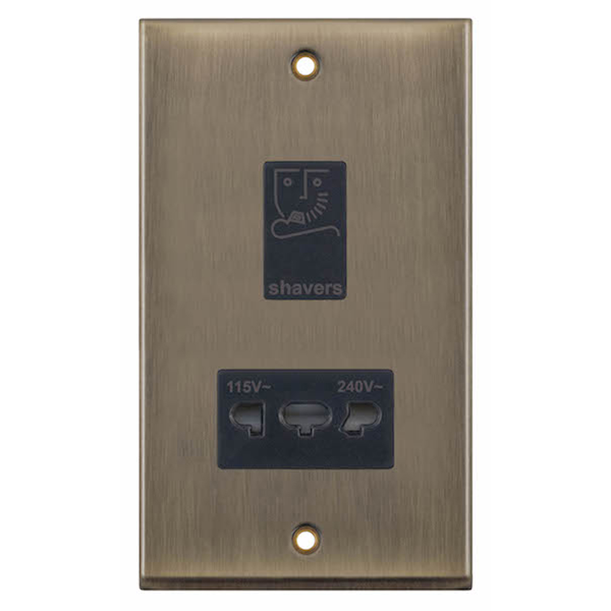 Dual Voltage Shaver Socket 115V & 230V Output - Range Selectric 7M-PRO