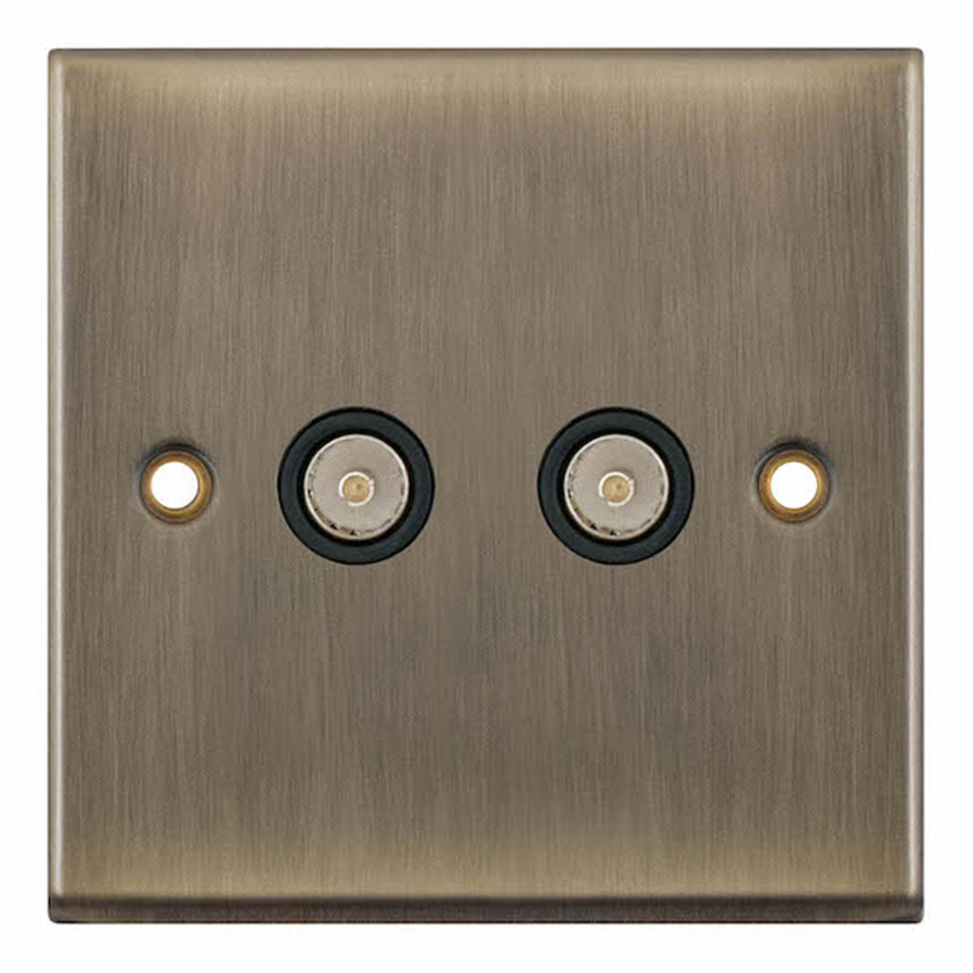 2 Gang TV/FM Coaxial/Aerial Socket - Range Selectric 7M-PRO