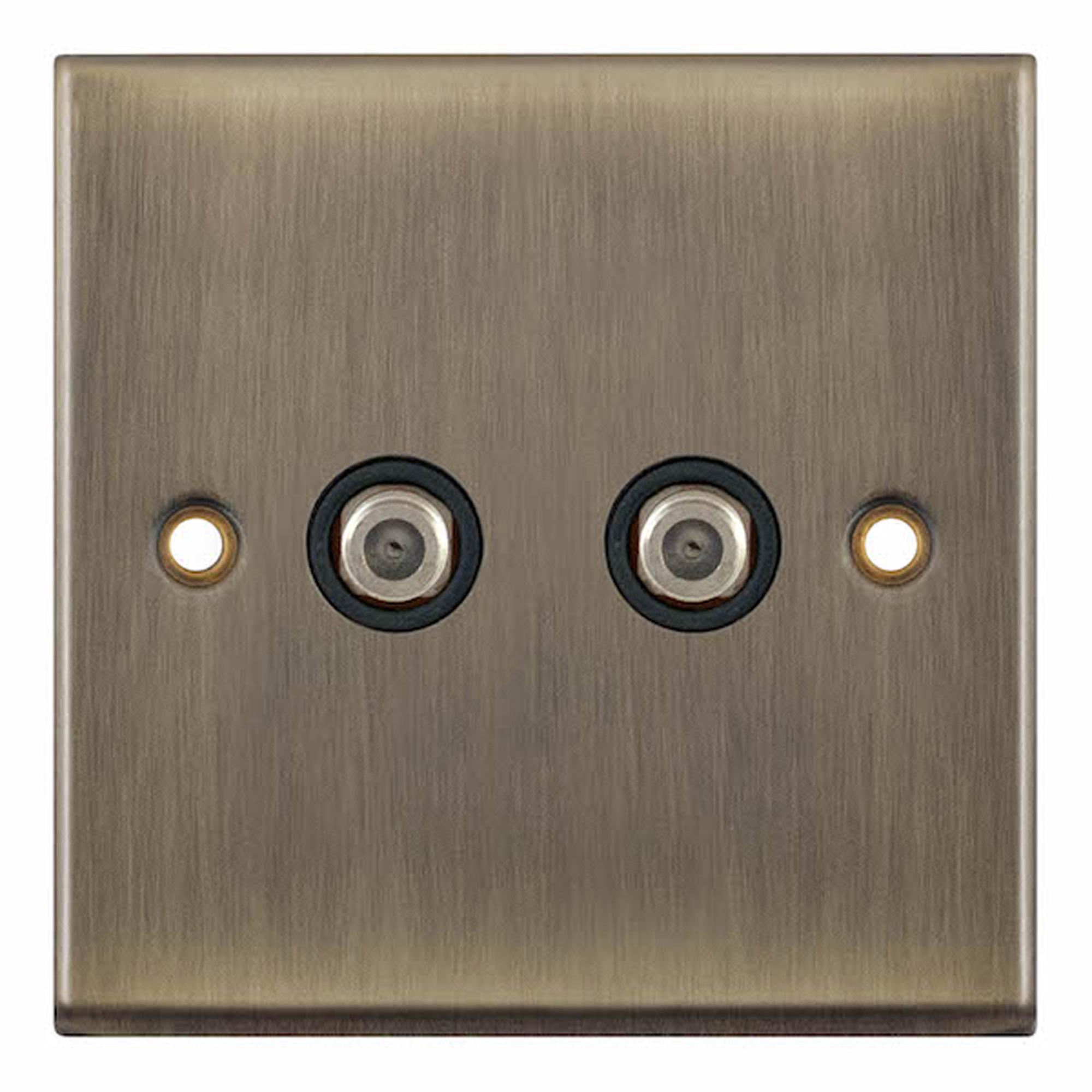 2 Gang F-Type Satellite Socket - Range Selectric 7M-PRO