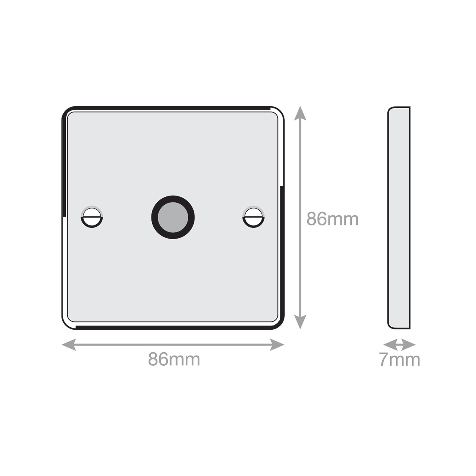 20 Amp Cable Outlet / Connector with Centre Entry - Range Selectric 7M-PRO