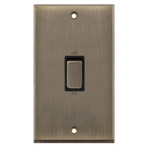 45 Amp DP Switch 2 Gang Plate - Range Selectric 7M-PRO