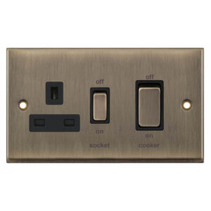 45 Amp Cooker Unit with 13 Amp Switched Socket - Range Selectric 7M-PRO