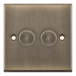 LED Dimmer - 5-100W, 2 Gang 2 Way - Range Selectric 7M-PRO