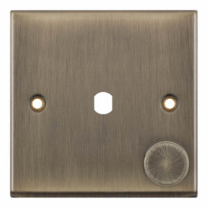 Empty Dimmer Plate - 1 Aperture Plate with Knob - Range Selectric 7M-PRO