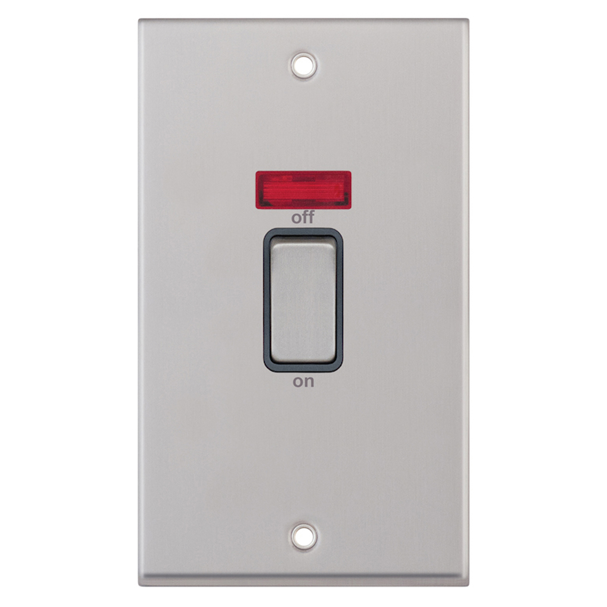 45 Amp DP Switch with Neon 2 Gang Plate - Range Selectric 7M-PRO