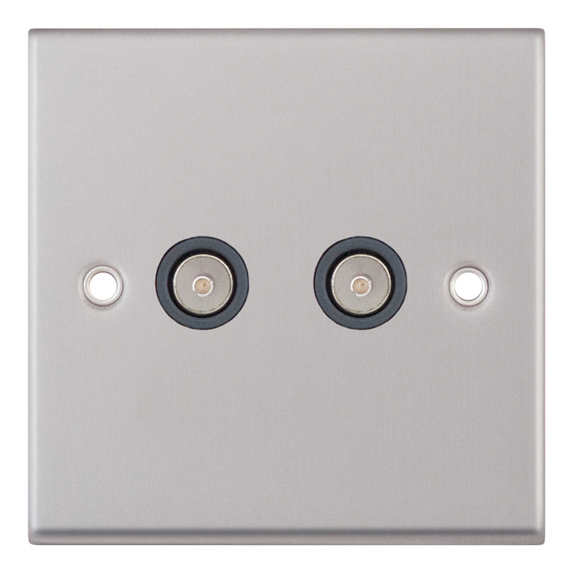2 Gang TV/FM Coaxial/Aerial Socket - Range Selectric 7M-PRO