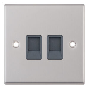 2 Gang RJ45 Computer / Data Socket - Range Selectric 7M-PRO