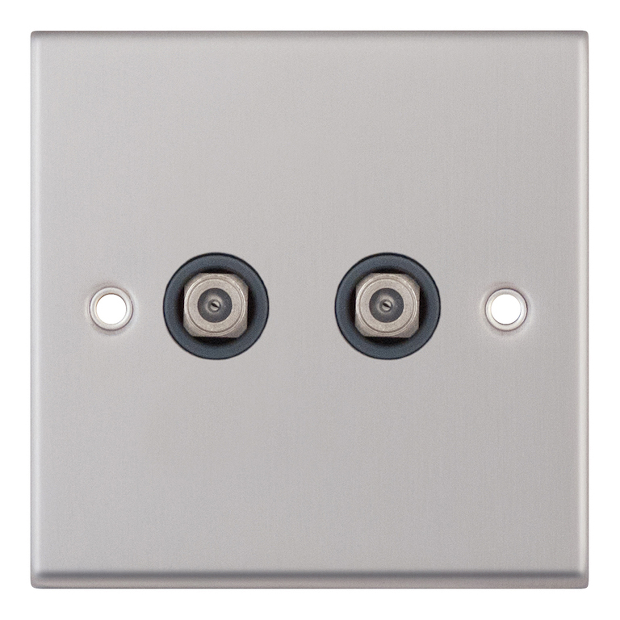 2 Gang F-Type Satellite Socket - Range Selectric 7M-PRO