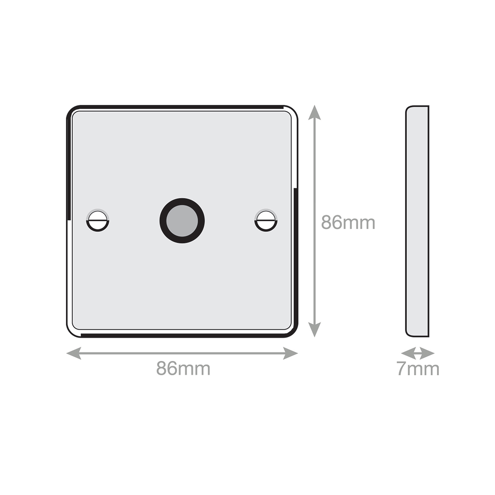20 Amp Cable Outlet / Connector with Centre Entry - Range Selectric 7M-PRO