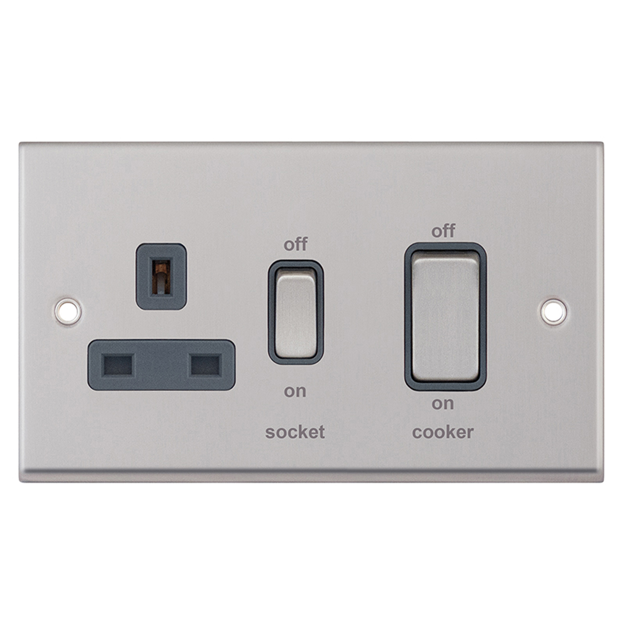 45 Amp Cooker Unit with 13 Amp Switched Socket - Range Selectric 7M-PRO