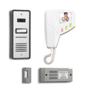 Bell System 1 Station Colour Video Door Entry Bellissimo System Surface Complete BS1
