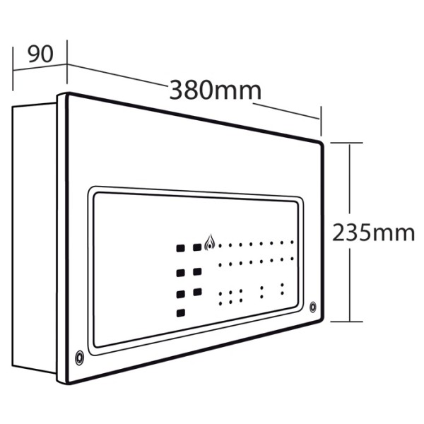 C-Tec CFP702-4 2 Zone Conventional Fire Panel (LPCB Approved)