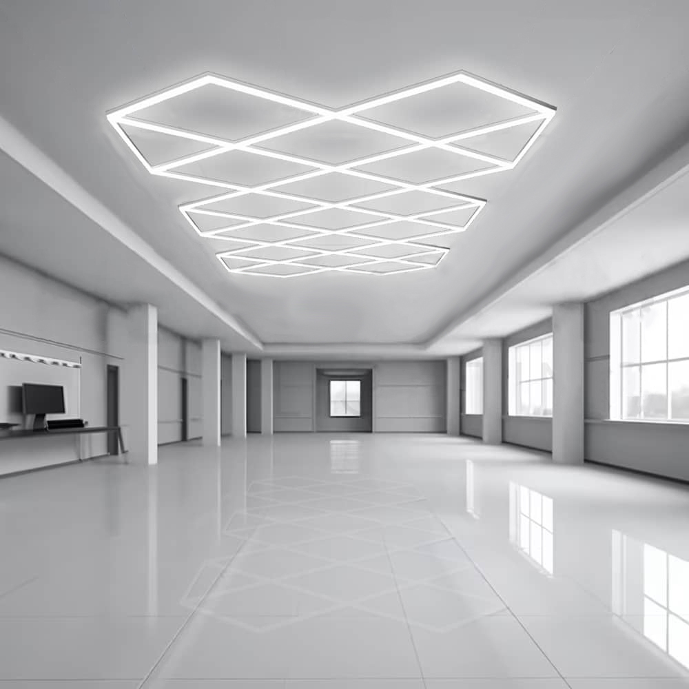 Criss Cross GEO Lighting Grid