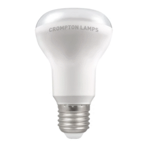 Crompton 12721 LED R63 Reflector Opal Lamp ES-E27 8W Warm White Thermal Plastic