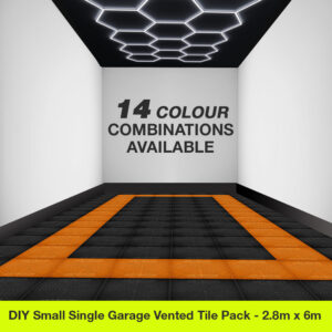 DIY Small Single Garage Vented Tile Pack - 2.8m x 6m