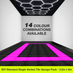 DIY Standard Single Vented Tile Garage Pack - 3.2m x 6m
