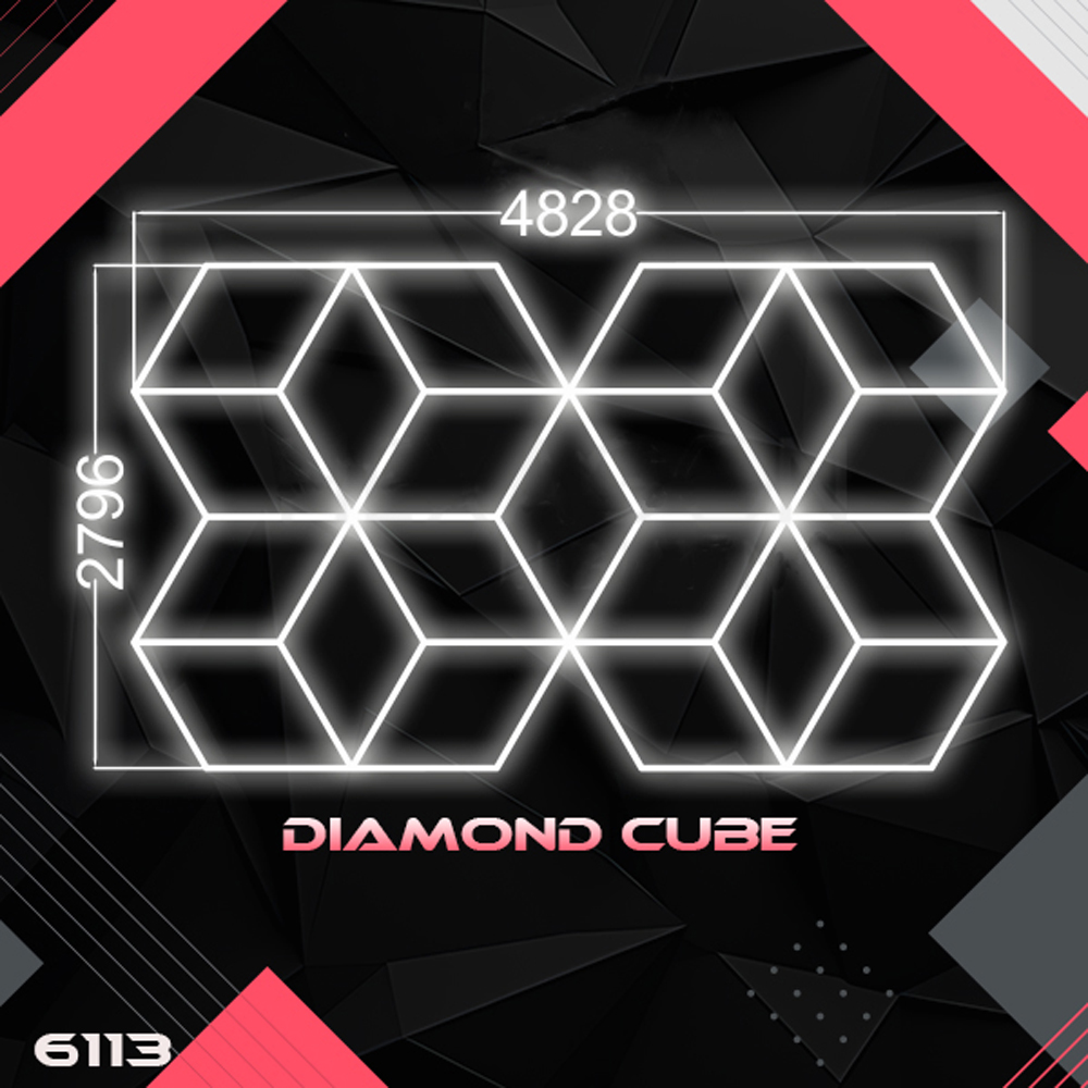 Diamond Cube GEO Lighting Grid