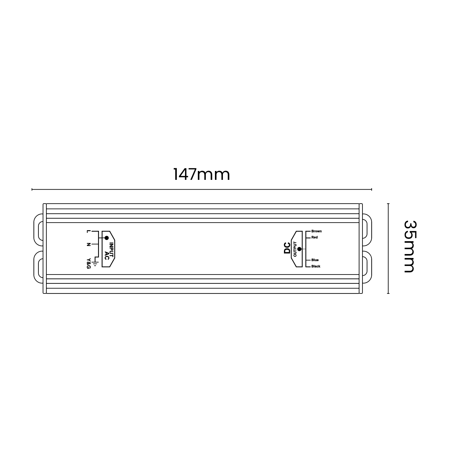 IP67 LED Driver 60W