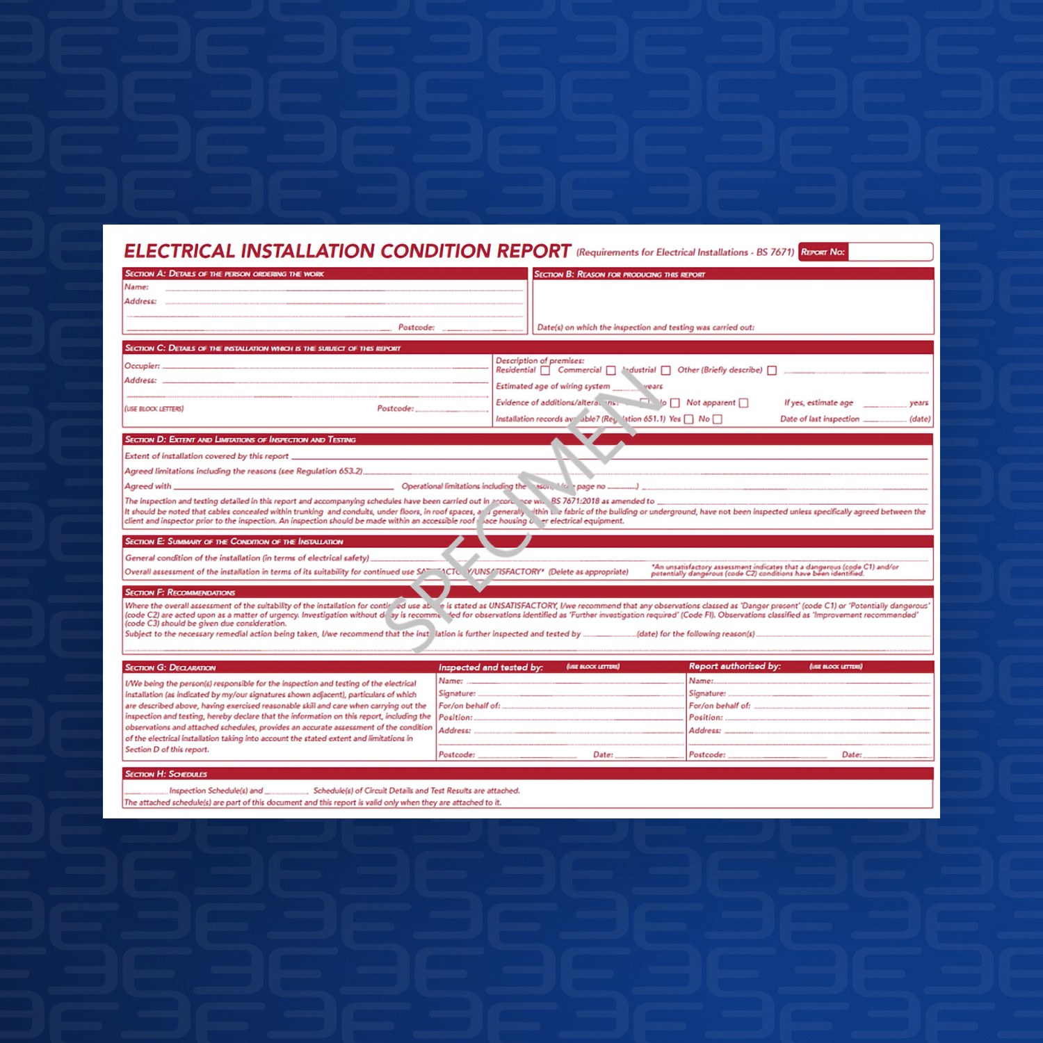 Electrical Compliance Books