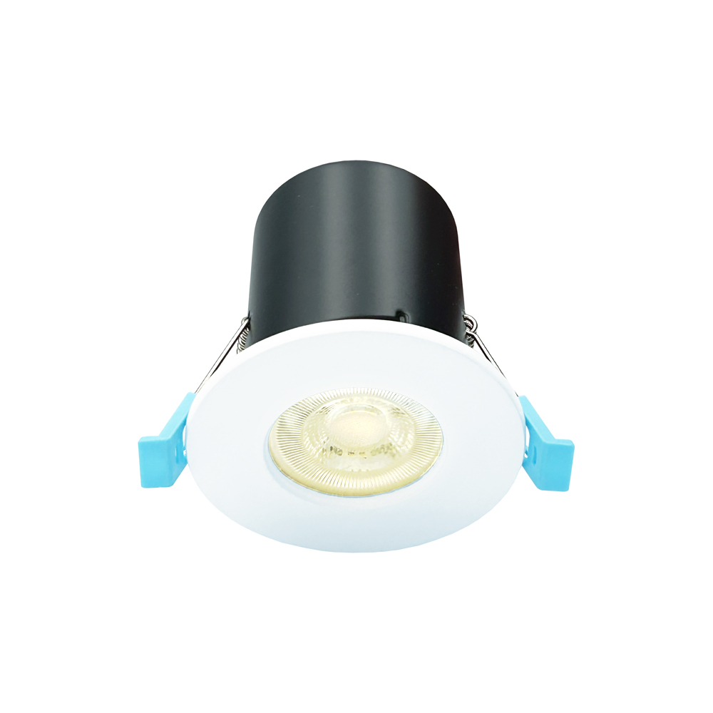 thumbnail interactive-video image 1 of LEDBrite 7W GU10 Cast Dimmable Fire Rated LED Downlight - Recessed IP20 1 of 4