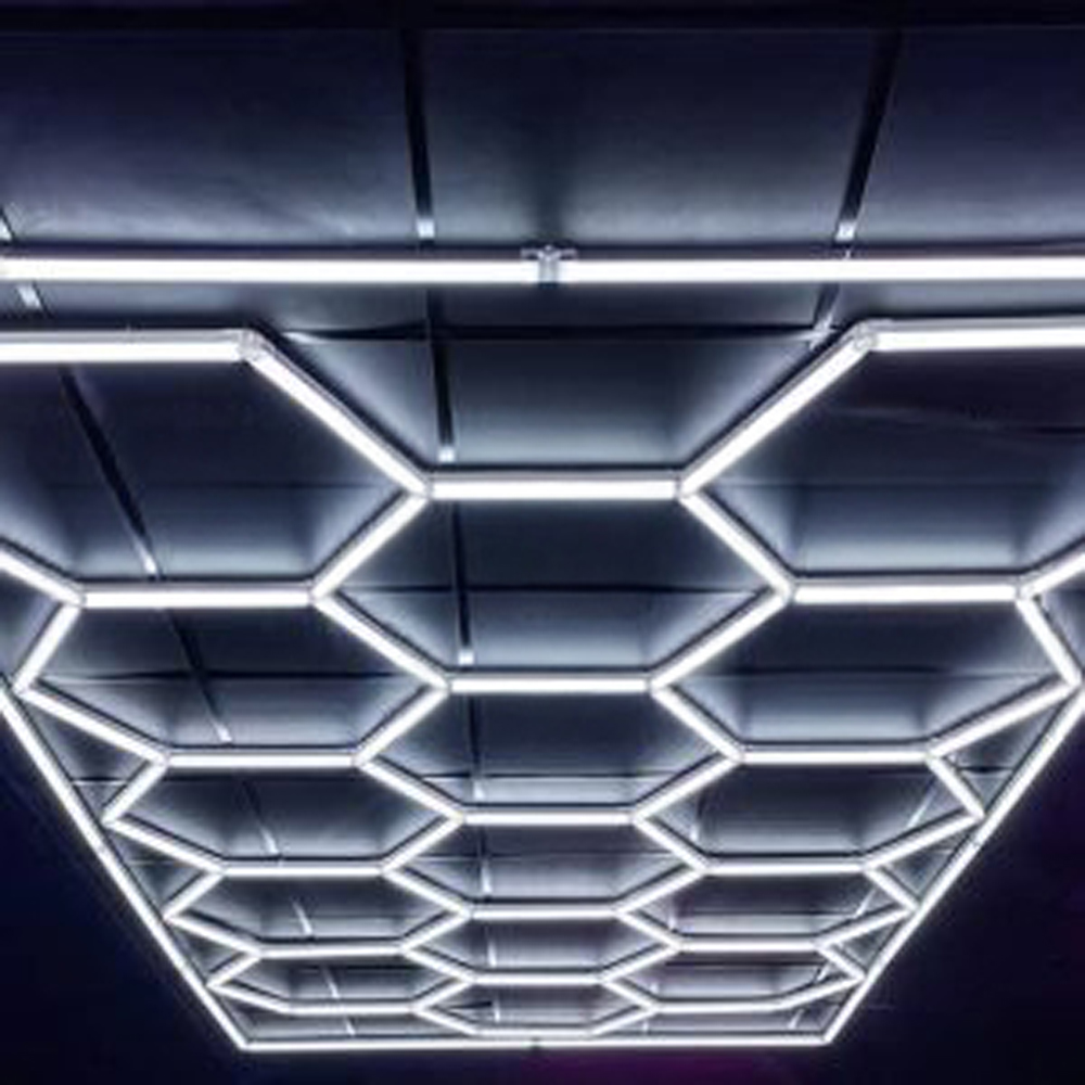 Hexagon Lighting 15 Grid System With Border