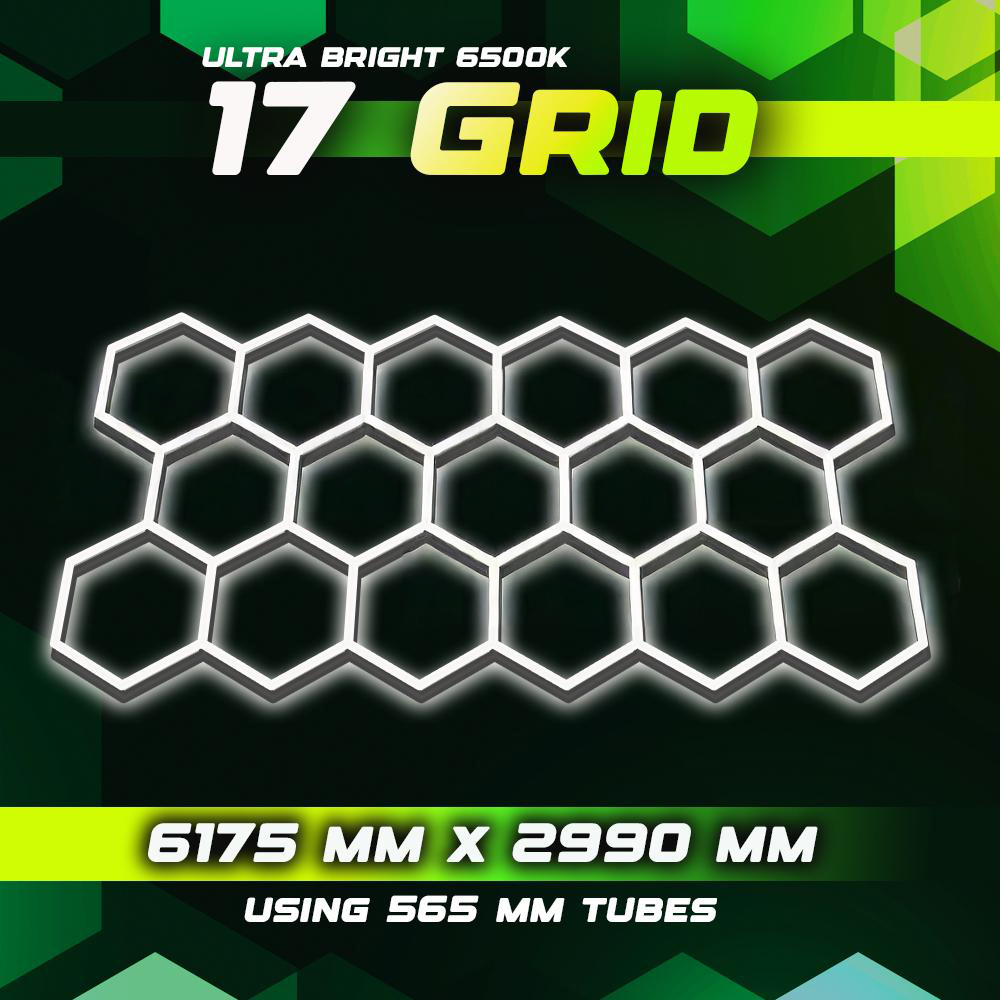 Hexagon Lighting 17 Grid System