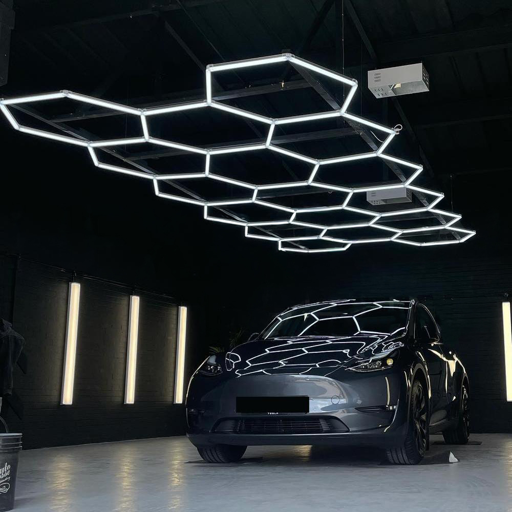 Hexagon Lighting 17 Grid System