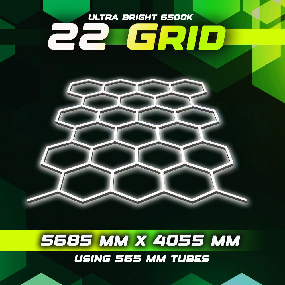 Hexagon Lighting 22 Grid System