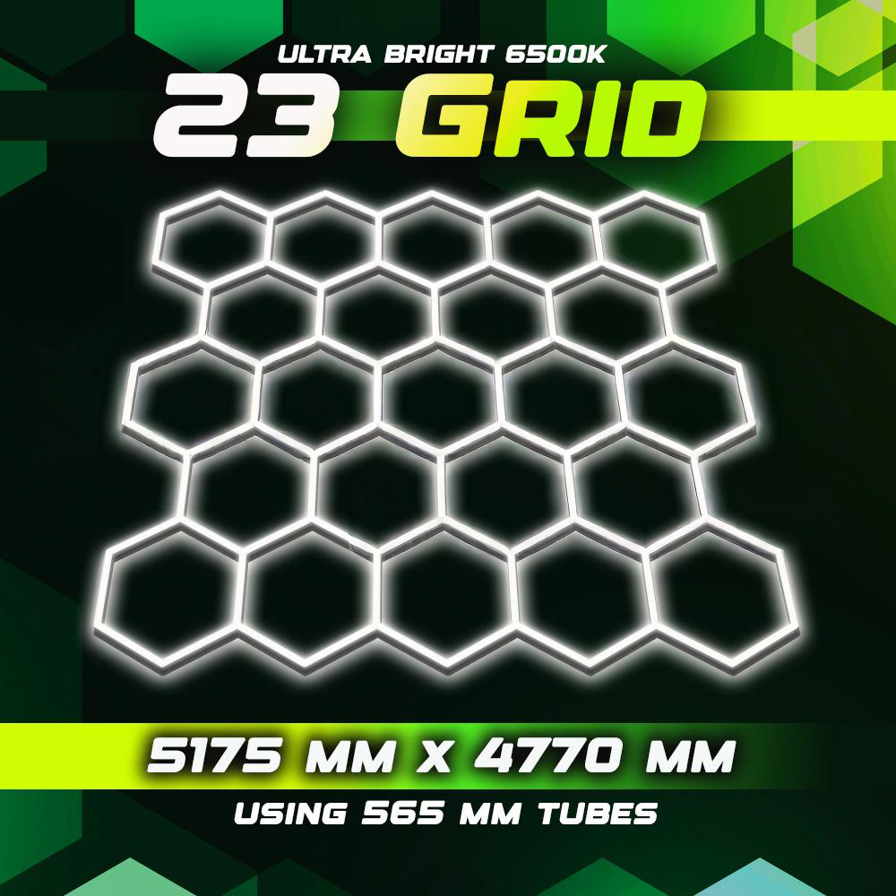 Hexagon Lighting 23 Grid System