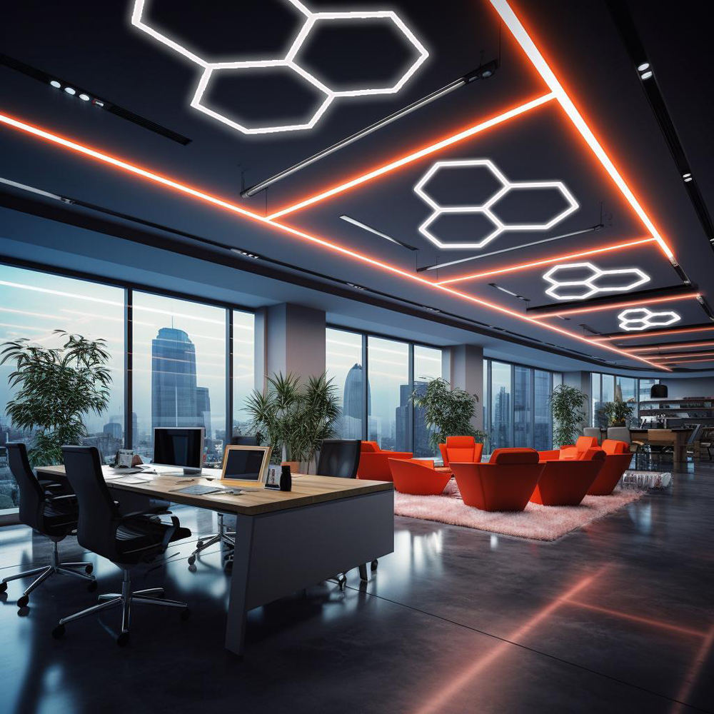 Hexagon Lighting 3 Grid Cluster System