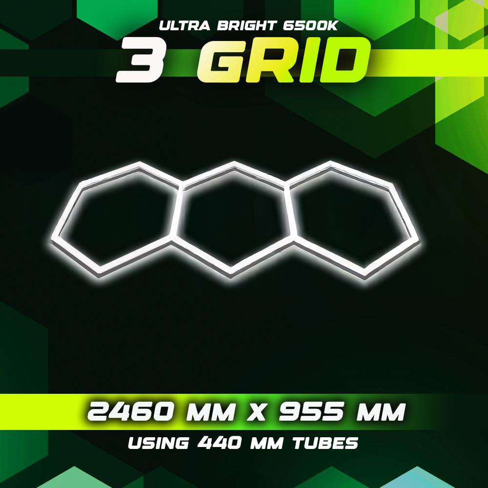 Hexagon Lighting 3 Grid System