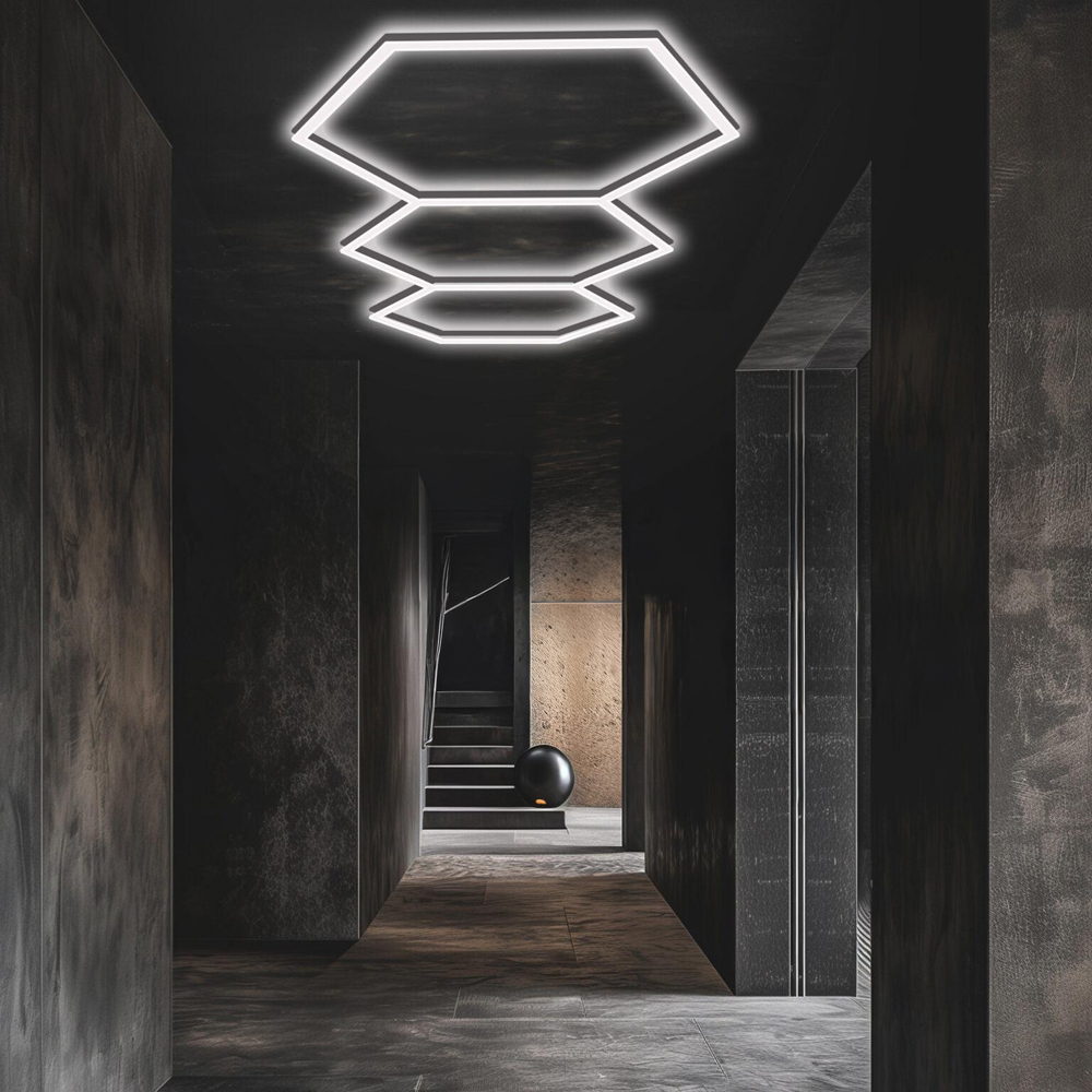 Hexagon Lighting 3 Grid System