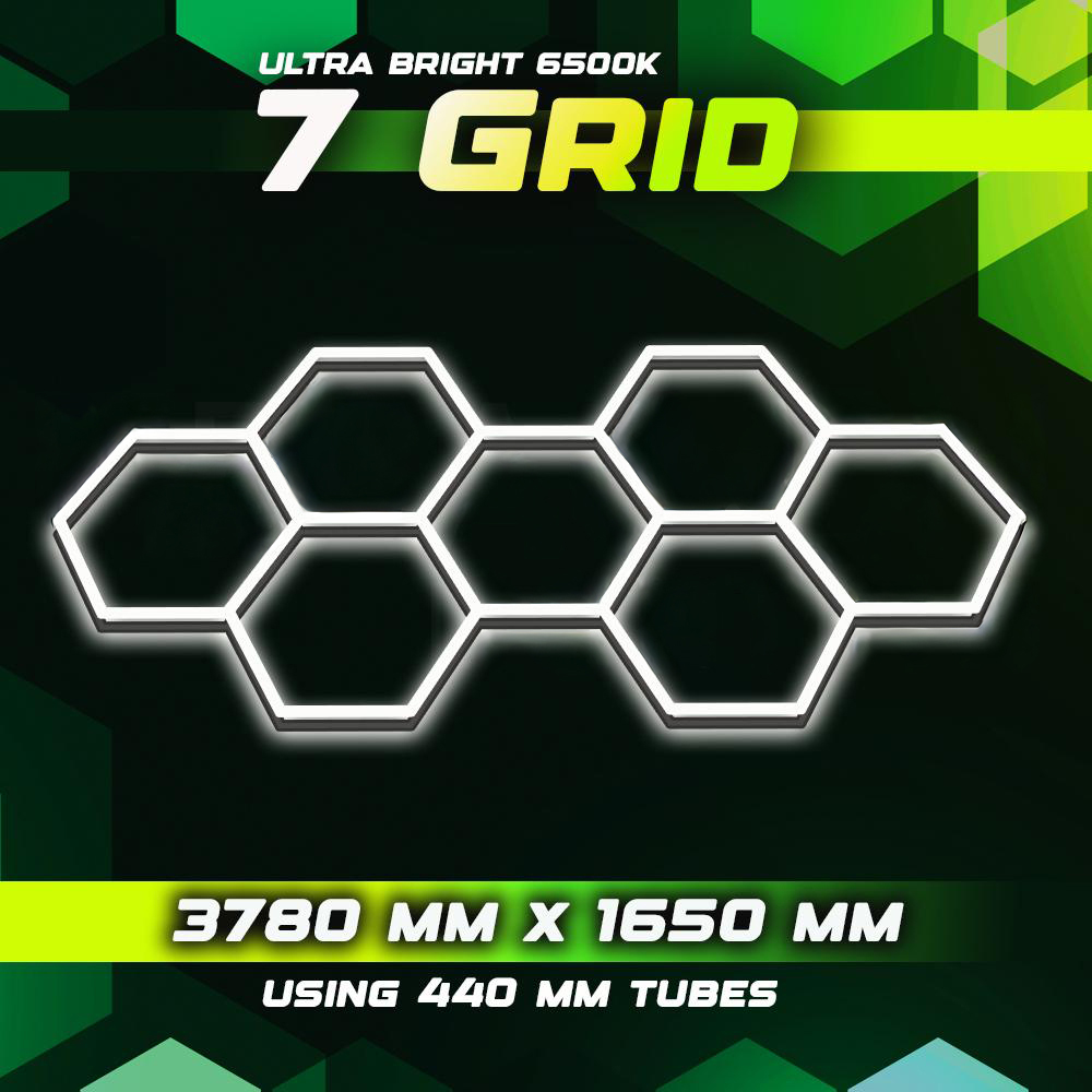 Hexagon Lighting 7 Grid System