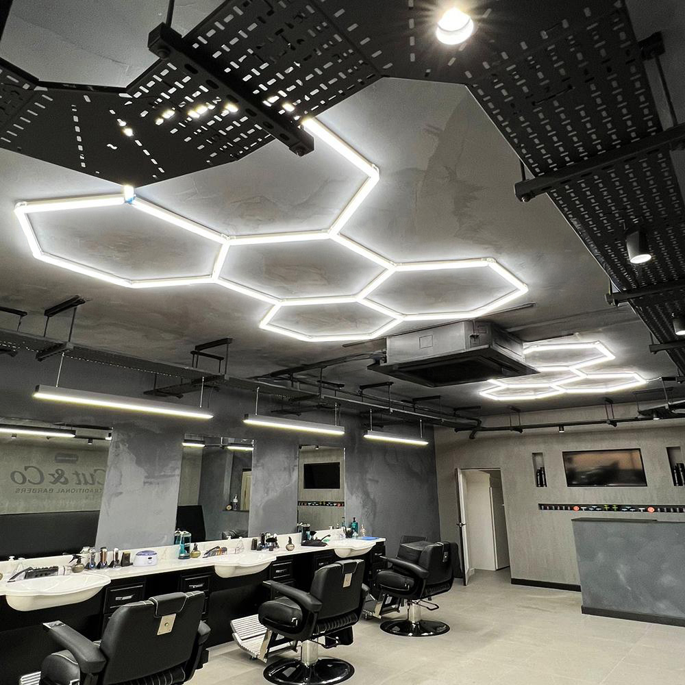 Hexagon Lighting 7 Grid System