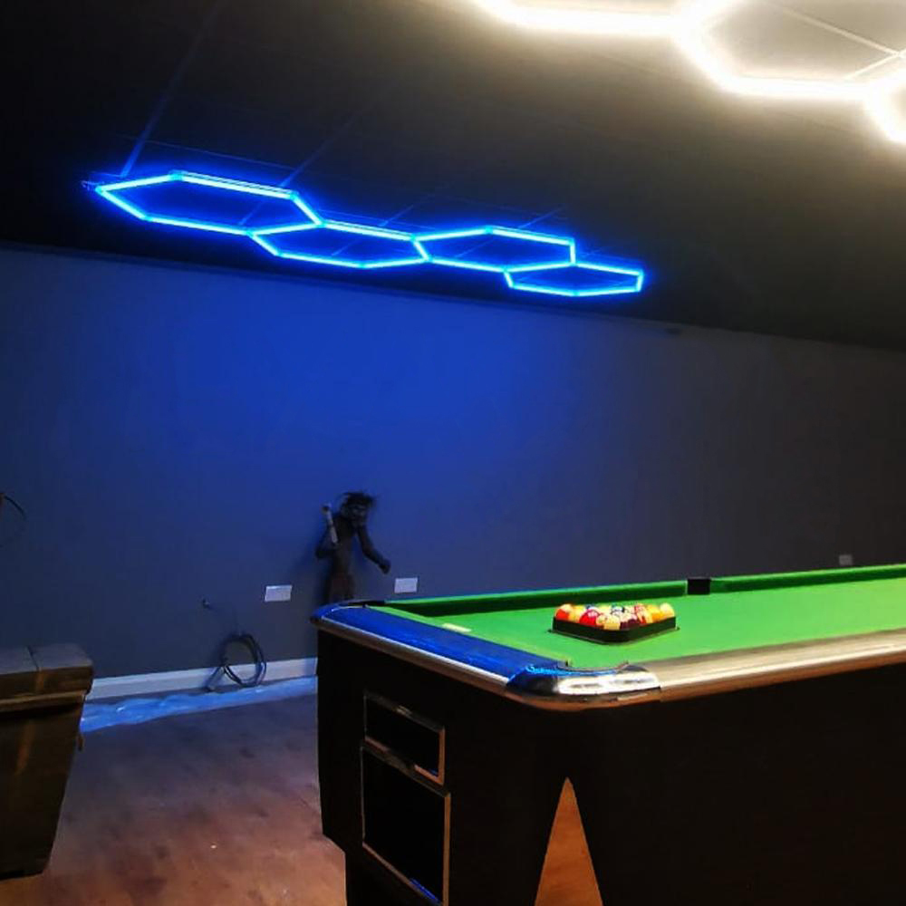 Hexagon Lighting RGB 4 Grid System Long