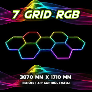 Hexagon Lighting RGB 7 Grid System
