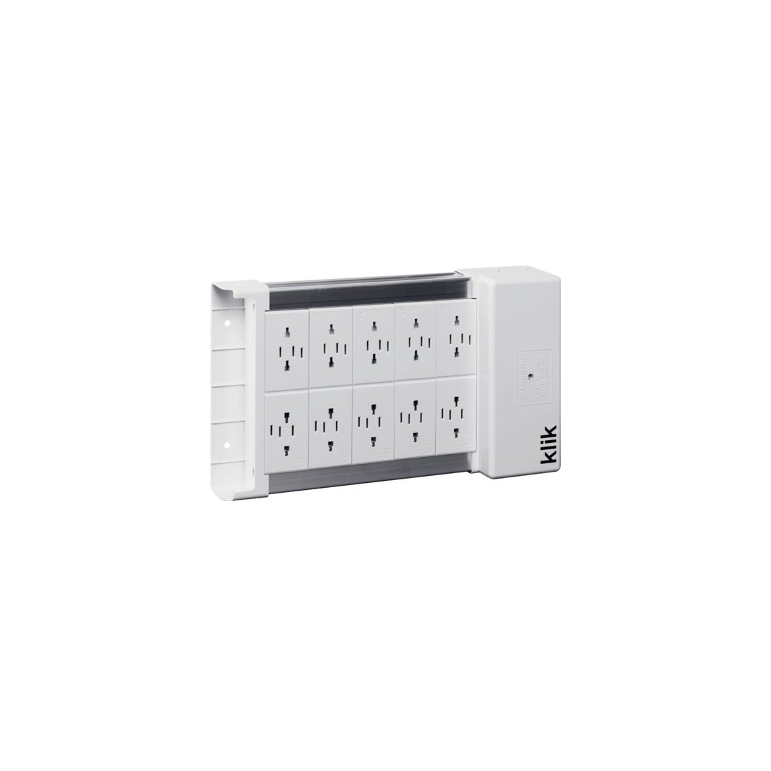 Hager Klik KLDS10 Lighting Distribution Box 10 Outlets