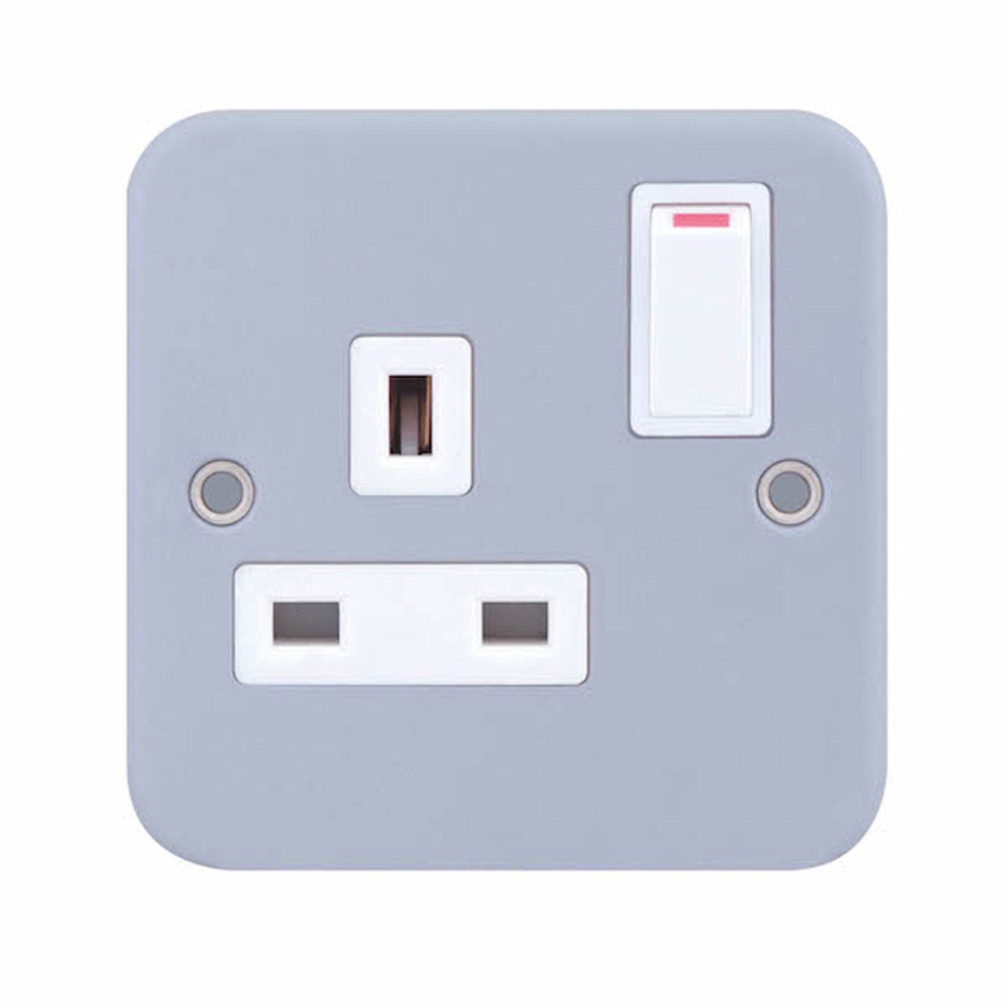 1 Gang 13 Amp Socket DP - Switched - Range Selectric Metal Clad