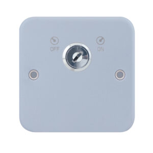 20A 1 Gang DP Key Operated Switch - Range Selectric Metal Clad