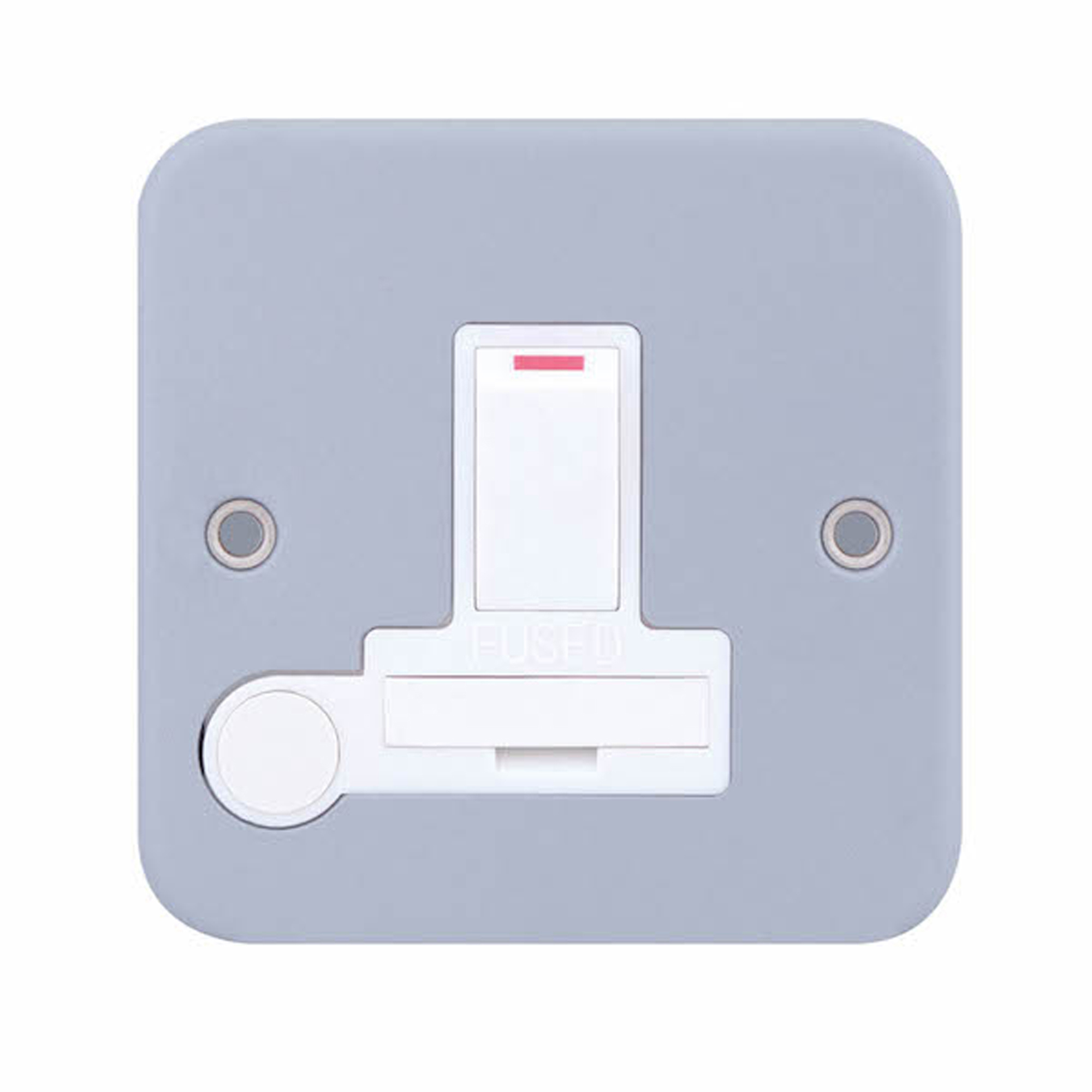 13 Amp Fused Connection Unit with Flex Outlet DP - Switched - Range Selectric Metal Clad